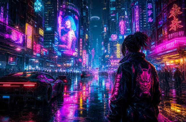 Fondos de pantalla de cyberpunk